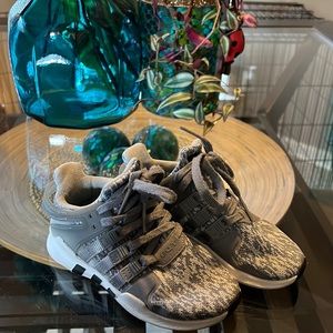 Boys size 11 gray in color Adidas